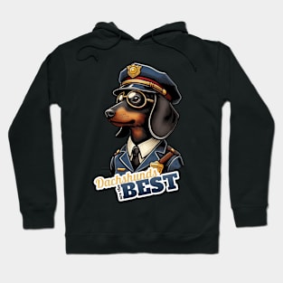 Policeman Dachshund Hoodie